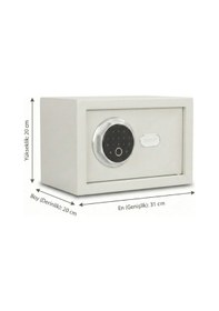 Resim 4berry Ev Ve Ofis İçin Parmak İzli Elektronik Kasa Şifreli, Metal Kasa, Type-c Acil Açma 