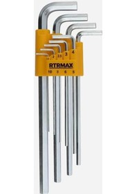 Resim Rtrmax Uzun Allen Anahtar Takımı 9'lu 