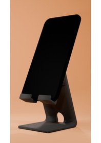 Resim Masaüstü Telefon Tutacağı Telefon Standı Renkli Siyah 