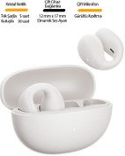 Resim C10 Crossky Çift Mikrofon Beyaz Bluetooth Kulaklık Qcy