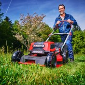 Resim Einhell GP-CM 36/47 S Li BL (4x4,0 Ah) Akülü Çim Biçme Makinesi + GP-CT 36/35 Li BL Akülü Kenar Kesme Makinesi 