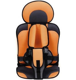 Resim Wholesale00 Turuncu + Siyah Araba Taşınabilir Çocuk Koltuğu, Boyut: 50 X 33 X 21cm 0-5 Yaş 