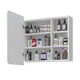 Resim Aynalı Banyo Dolabı - Likya - 45 CM / Külgri 