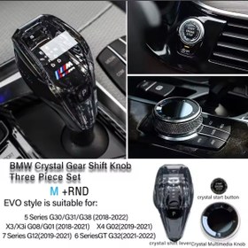 Resim YıldızTuning Bmw 6 Serisi G32 Kristal Vites Topuzu 2021-2022 