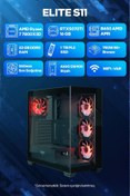 Resim Game Garaj Elite S11 AMD Ryzen 7 7800X3D 32GB RAM 1TB SSD RTX5070Ti 360mm Sıvı Soğutma FreeDOS Oyunc 