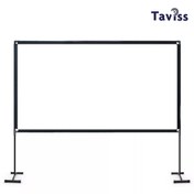 Resim taviss 120 Inç 276x157 Cm Standlı Açık Alan Projeksiyon Perdesi 