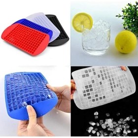 Resim 160 Bölmeli Mini Küp Silikon Buz Kalıbı Buzluk (72) 