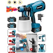 Resim Dragro DRG-BYA999 999 Vf Mavi 20 Ah Çift Akülü Boya Tabancası 