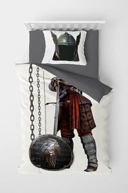 Resim MONOHOME Şövalye Çocuk Nevresim Takımı Özel Örgü Pamuk Saten 3D Dijital, monohome9970 