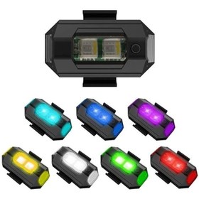 Resim Tex GLR-129 Mikro Led Usb Şarjlı Çakar Bisiklet Stop 