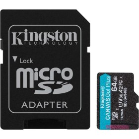 Resim Kingston SDCG4-64GB 64GB Microsdxc Canvas Go Plus Gen4 200MB-S A 