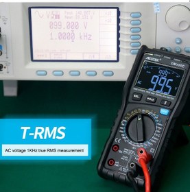 Resim Mestek Dm100c Og Dijital Multimetre True Rms Ncv Otomatik Multimetre - Siyah 