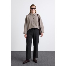 Resim Fashion Friends Çizgili Kadın Pantolon 25K0393K1 (25K0393K1) 