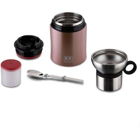 Resim BUGATTI Paslanmaz Çelik Rose Gold Yemek Termosu 500Ml 