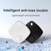 Resim Akıllı Kayıp Önleyici İzleyici, Mini GPS Kişisel Küresel Konumlandırma Gerçek Zamanlı İzleme Cihazı, Kayıp Cüzdan, Köpek, Kedi, Anahtar Bulucu, iOS Uyumlu, Pil Güçlü, Şarj Edilemeyen Düğme Pil, ≤36V 