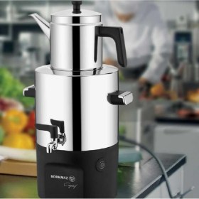 Resim Korkmaz Çayşef Inox-Parlak Semaver A841-01 