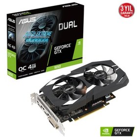 Resim Asus GTX 1650 DUAL-GTX1650-O4GD6-P-EVO 128 Bit GDDR6 4 GB Ekran Kartı 