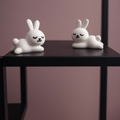 Resim SHHOBİ Uykucu Küçük Tavşan - Bunny Nap Time Tavşan Süs Dekor Obje 1 Adet 