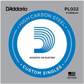 Resim D'Addario PL022 Tek Elektro Gitar Teli (22) 