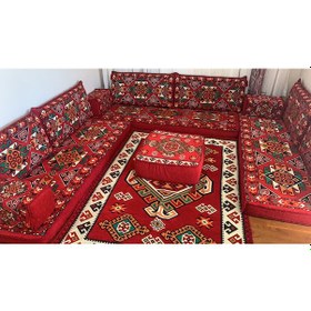 Resim Coton Şark Köşesi Minder Takımı Konsept 14 Parça Parça 