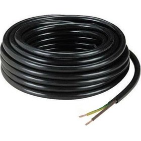 Resim 50 Metre 2X1.5 Cca Ttr Çok Telli Elektrik Kablosu - Siyah Renk 