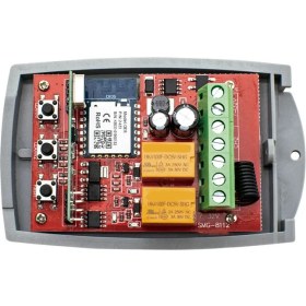 Resim Skyeyyt Wifi Akıllı Kapı Uzaktan Kumanda Anahtarı Evrensel 433MHZ Garaj Kapısı Alıcı 2ch Röle Modülü Çalışma 7-32V (Yurt Dışından) 