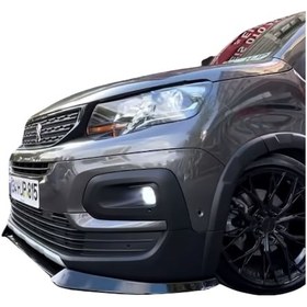 Resim Peugeot Rifter 2023-2024 Ön Lip Plastik Boyasız 