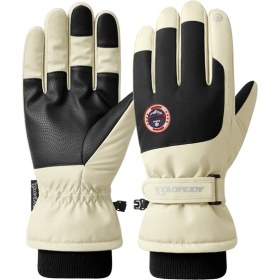 Resim Zehraa Iyi Görünümlü Sıcak Kayak Eldivenleri Açık Motosiklet Eldivenleri (Yurt Dışından) 