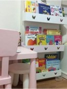 Resim hommy Kelebekli Lana Çocuk Odası Montessori Rafı 