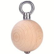 Resim 1 Adet Asma Yardımcı Antrenman - Üst Vücut Güçlendirme Antrenmanı için Dayanıklı Ahşap Spor Salonu Ekipmanı, Şarj Gerektirmez, Ev veya Fitness Kullanımı için İdeal, Asma Barı, Fitness Aksesuarı, Şık Tasarım 