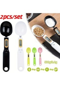 Resim Fastbuy Wangxi Aıtalk 2 Adet Sarı Taşınabilir Dijital Mutfak Terazisi 500g 0.1g Ölçüm Çoklu Birim Dönüşüm Asılabilir Tasarım Sarı 