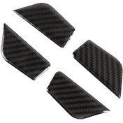 Resim 4'ü 1 Arada Araba Karbon Fiber İç Kapı Kase Buick Regal 2017-2021 İçin Dekoratif Etiket 1 Adet 