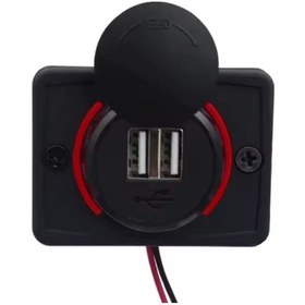 Resim 3.1a Çift Usb Çıkışlı Şarj Söketi Qc 3.0 Araba Tekne Karavan Uyumlu 