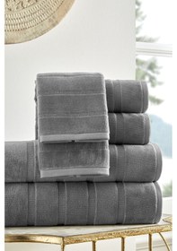 Resim Sadem Organik Stripe Mutfak Ve Kurulama Havlusu 30x50 Cm Gri 