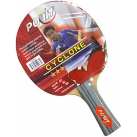 Resim Povit Cyclone 3 Yıldız Rahat Tutuş Masa Tenisi Raketi 