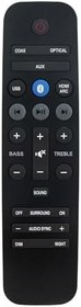 Resim VINABTY 996580000536 Philips Soundbar Hoparlör HTL3110B HTL3110B/F7 HTL3140S HTL3140B/F7 HTL3140B/12 HTL3140B HTL3140B/79 HTL2163B HTL2163B HTL2 için Yedek Uzaktan Kumanda 163B/F 7 Ev Sineması 