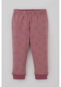 Resim Breeze Kız Bebek Pijama Takımı Önden Düğmeli Elma Desenli 4 Ay-1 Yaş, Gülkurusu Gülkurusu 