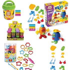 Resim Art Craft İnsan Figürü Seti Oyun Hamuru 150 gr +17 Parça Hamur K 