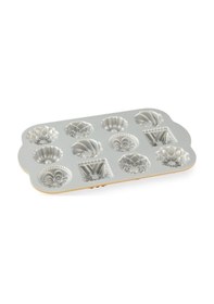 Resim Nordicware Mini Bundt Şekilleri Kalıbı Renkli 