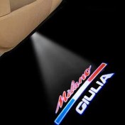 Resim Xiyu Shop No.7 Boyutu 2 Adet Yeni Moda LED Araba Kapısı Karşılama Işığı Logo Projektör Alfa Romeo Giulia Giulietta Mito Stelvio Brera Için (Yurt Dışından) 