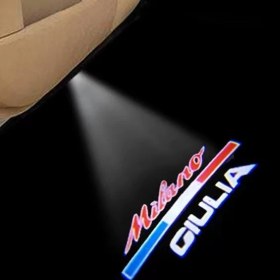 Resim Xiyu Shop No.7 Boyutu 2 Adet Yeni Moda LED Araba Kapısı Karşılama Işığı Logo Projektör Alfa Romeo Giulia Giulietta Mito Stelvio Brera Için (Yurt Dışından) 
