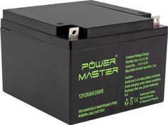 Resim 12 VOLT - 26 AMPER AKÜ (165 X 176 X 125 MM) Powermaster