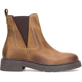 Resim Mammamia D25kb-8335 Kadın Hakiki Nubuk Deri Chelsea Bot Taba Taba 