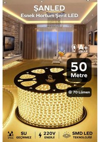 Resim Hortum Esnek 220v Şerit Led Gün Işığı 50 Metre 50 Metre 