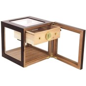 Resim Adorini Cube Humidor Walnut Ceviz Puro Kutusu 