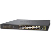 Resim Genel Markalar Gigabit Poe Yönetilebilir Switch (GİGABİT POE MANAGED SWİTCH) 24-port 10/100/1000base-t Ieee 802.3at 