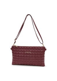 Resim Sanmorris Kadın Suni Deri Ayarlanabilir Çapraz Ve El Askılı Portföy, Clutch Çanta Bordo 