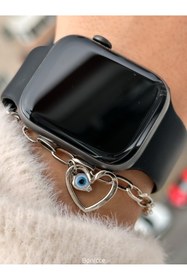 Resim FERRO Marka 42 MM Kasa Çap , Adım Sayar , Amoled Ekran, Siyah Silikon Kordon Kadın Akıllı Kol Saati 