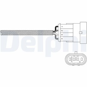 Resim Fiat Siena 1.6 16V Lambda Sensörü DELPHİ Marka 46762182 