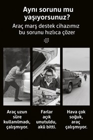 Resim Qasul 3-Ü 1 Arada 10.000 Mah Taşınabilir Akü Takviye Kiti (Powerbank + LCD + LED Işık) 